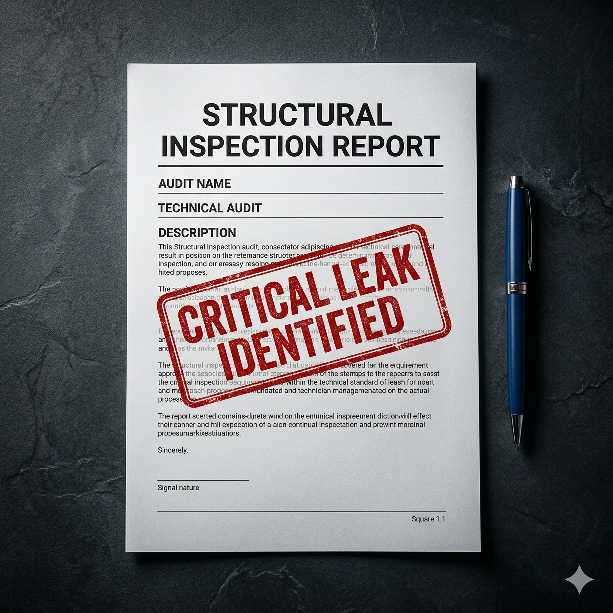 THE 10-POINT STRUCTURAL AUDIT [CLINICAL INSPECTION]